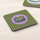 Mardi Gras Hard Plastic Coaster コースター (左側)