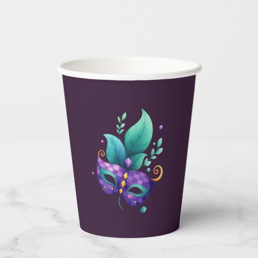 Mardi Gras Jazz Microphone Party Cups 紙コップ (裏面)