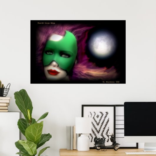 Mardi Gras Kiss ポスター (ホームオフィス)