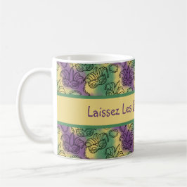 Mardi Gras Laissez Les Bon Temps Rouler コーヒーマグカップ