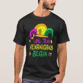 Mardi Gras Let The Shenanigan Begin Jester Hat Kid Tシャツ (正面)