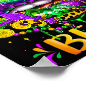 Mardi Gras Let The Shenanigans Begin Lips New Orle ポスター (角)