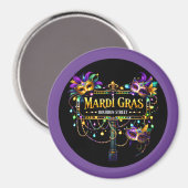 Mardi Gras Magnet マグネット (正面/裏面)