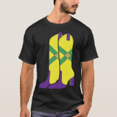 Mardi Gras Majorettes Boots Funny Parade Festival  Tシャツ (正面)