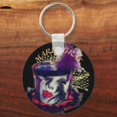 Mardi Gras Mask Colourful キーホルダー (正面)