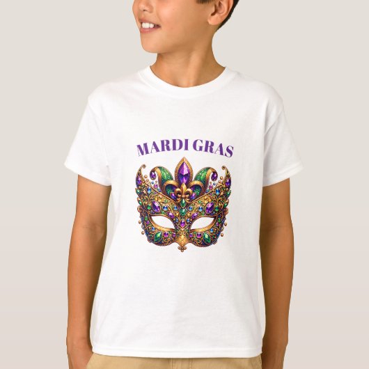 Mardi Gras Mask  Tシャツ (正面)