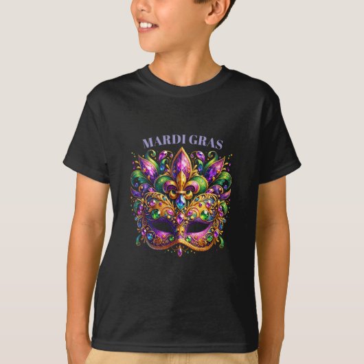 Mardi Gras Mask  Tシャツ (正面)