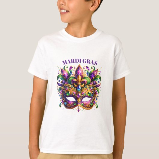 Mardi Gras Mask  Tシャツ (正面)