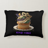 Mardi Gras Masked Cupcake Celebration アクセントクッション (裏面)