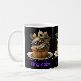 Mardi Gras Masked Cupcake Celebration コーヒーマグカップ