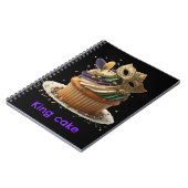 Mardi Gras Masked Cupcake Celebration ノートブック (左側)