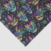 Mardi Gras Masksパターン 薄葉紙 (詳細)
