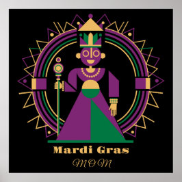 Mardi Gras Mom 2026 Queen ポスター