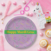 Mardi Gras Napkins ペーパープレート (パーティー)
