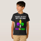 Mardi Gras New Orleans Funny Football Gift  Tシャツ (正面フル)