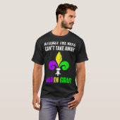 Mardi Gras New Orleans Funny Football Gift  Tシャツ (正面フル)