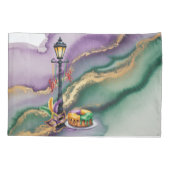 Mardi Gras New Orleans Illustration 枕カバー (裏面)