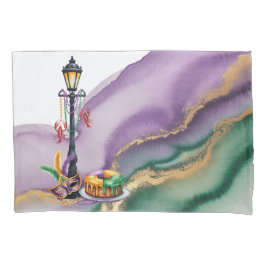 Mardi Gras New Orleans Illustration 枕カバー