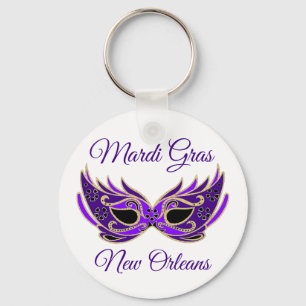 Mardi Gras New Orleans Mask キーホルダー