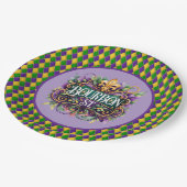 Mardi Gras Paper Plate ペーパープレート (アングル)