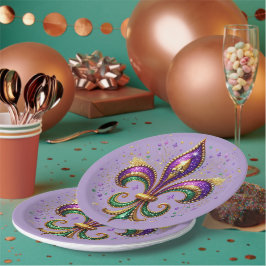 Mardi Gras Paper Plates ペーパープレート