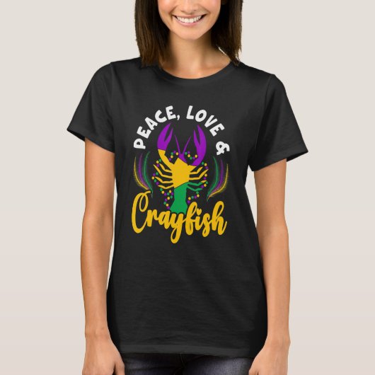 Mardi Gras Parade Crawfish Lover Crayfish Lobster Tシャツ (正面)