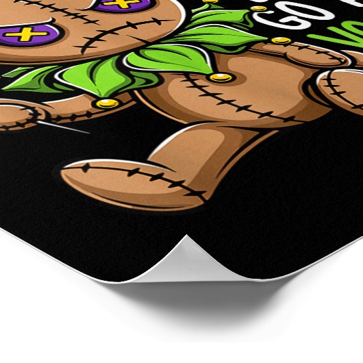 Mardi Gras Parade Stitch Voodoo Doll Jester Spooky ポスター (角)