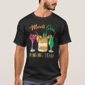 Mardi Gras Party Drinking Team Crawfish Carnival P Tシャツ (正面)