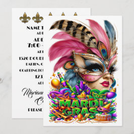 Mardi Gras - Party Invitation 招待状