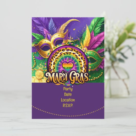 Mardi Gras Party – Let the Good Times Roll 招待状 (スタンド正面)