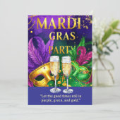 Mardi Gras Party – Let the Good Times Roll  招待状 (スタンド正面)