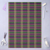 Mardi Gras Plaid 薄葉紙 (クラフト)