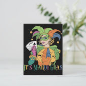 Mardi Gras Playing Cards Six Seven Deck Trucker  シーズンポストカード (スタンド正面)