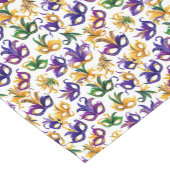Mardi Gras Print ショートテーブルランナー (コーナー)