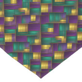 Mardi Gras Print ショートテーブルランナー (コーナー)