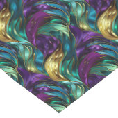 Mardi Gras Print ショートテーブルランナー (コーナー)