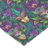 Mardi Gras Print ミディアムテーブルランナー (コーナー)