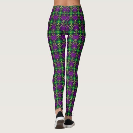 Mardi Gras Print レギンス (裏面)