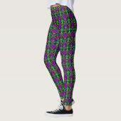Mardi Gras Print レギンス (左)