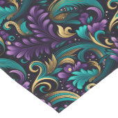 Mardi Gras Print ロングテーブルランナー (コーナー)