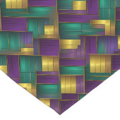 Mardi Gras Print ロングテーブルランナー (コーナー)