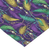 Mardi Gras Print ロングテーブルランナー (コーナー)