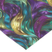 Mardi Gras Print ロングテーブルランナー (コーナー)