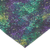 Mardi Gras Print ロングテーブルランナー (コーナー)