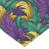 Mardi Gras Print ロングテーブルランナー (コーナー)
