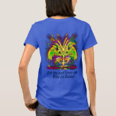 Mardi Gras Queen 3ビューノート下 Tシャツ (裏面)