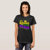 Mardi Gras Queen Crow  Mardi Gras Beads Carnival O Tシャツ (正面フル)