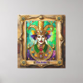 Mardi Gras Realm Portraits - The Artist Dali キャンバスプリント (正面)