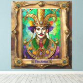 Mardi Gras Realm Portraits - The Artist Dali キャンバスプリント (インサイチュ (ウッドフロア))