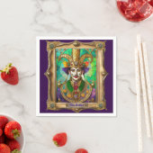 Mardi Gras Realm Portraits - The Artist Dali スタンダードカクテルナプキン (インサイチュ)